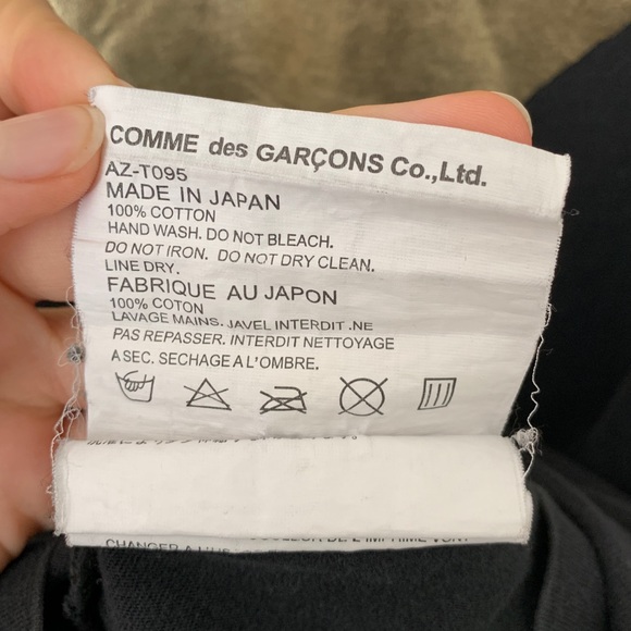 CDG Metallic Heart tee - Picture 5 of 5